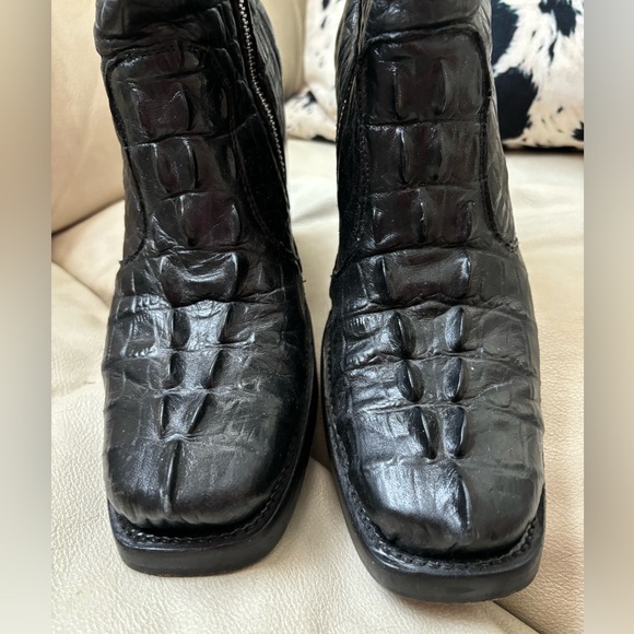 MIGUEL custom 💯 real aligator leather boots size 9 - Picture 2 of 10